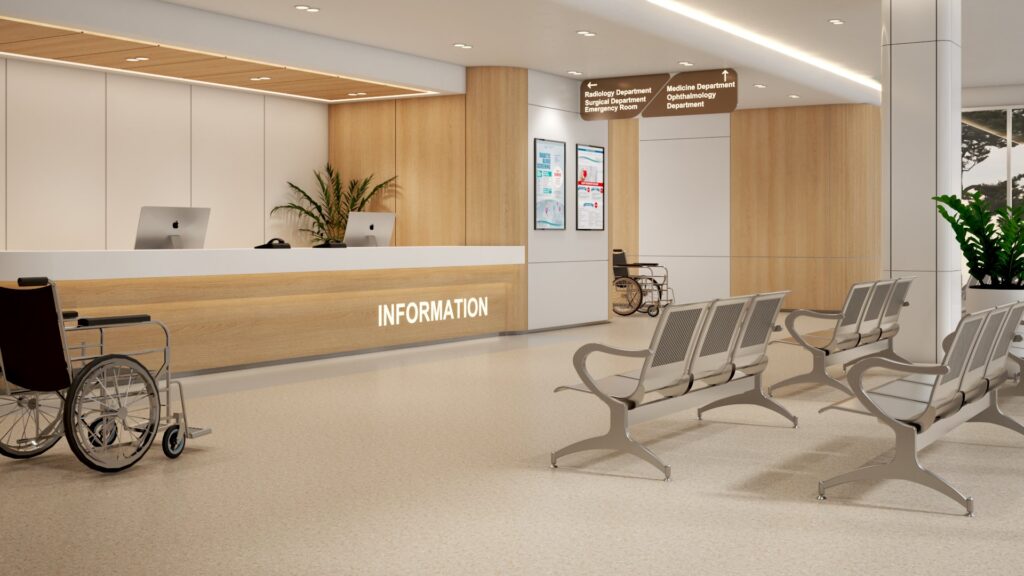 พื้นไวนิล กระเบื้องยาง โรงพยาบาล