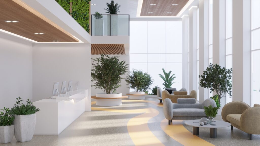 พื้นไวนิล กระเบื้องยาง โรงพยาบาล