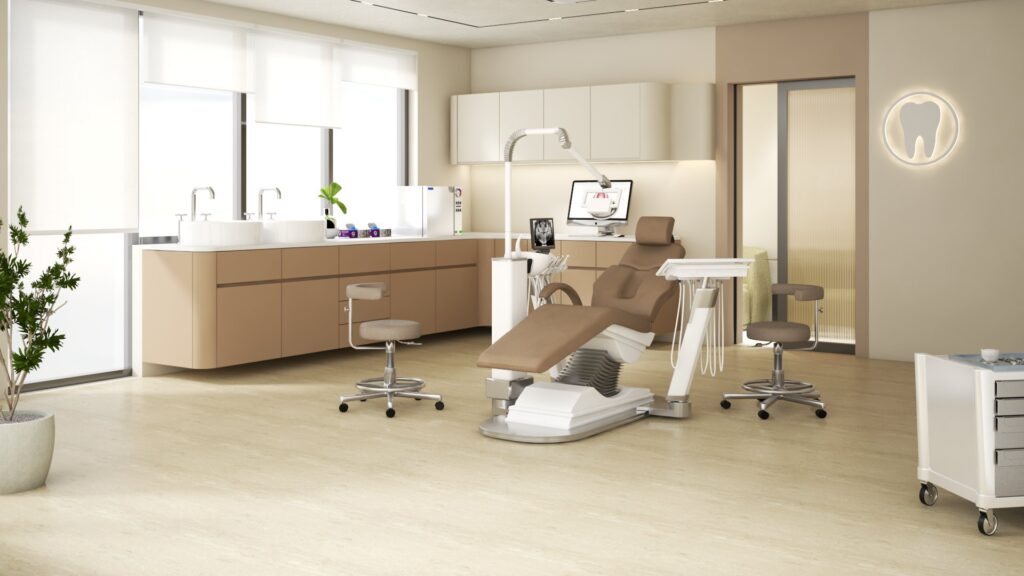 พื้นไวนิล กระเบื้องยาง โรงพยาบาล คลินิก