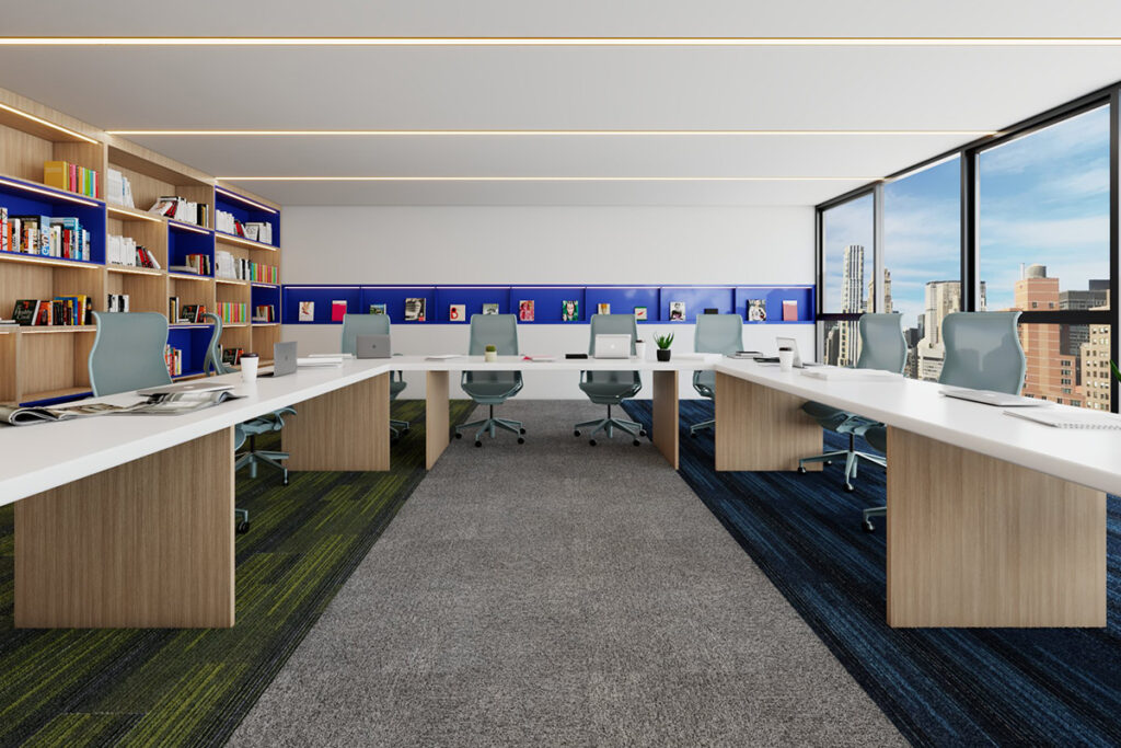 พรมสำนักงาน พรมออฟฟิศ พรมแผ่น ตกแต่งห้องประชุม