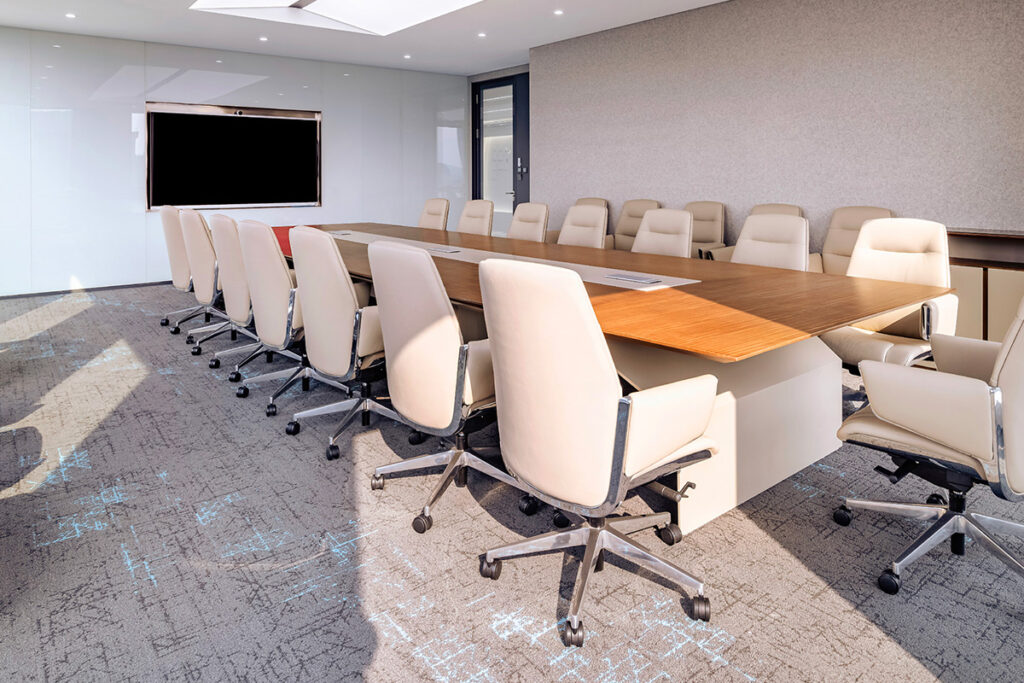 พรมสำนักงาน พรมออฟฟิศ พรมแผ่น ตกแต่งห้องประชุม