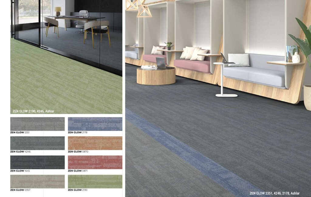 พรมสำนักงาน พรมออฟฟิศ พรมแผ่น ตกแต่งห้องทำงาน