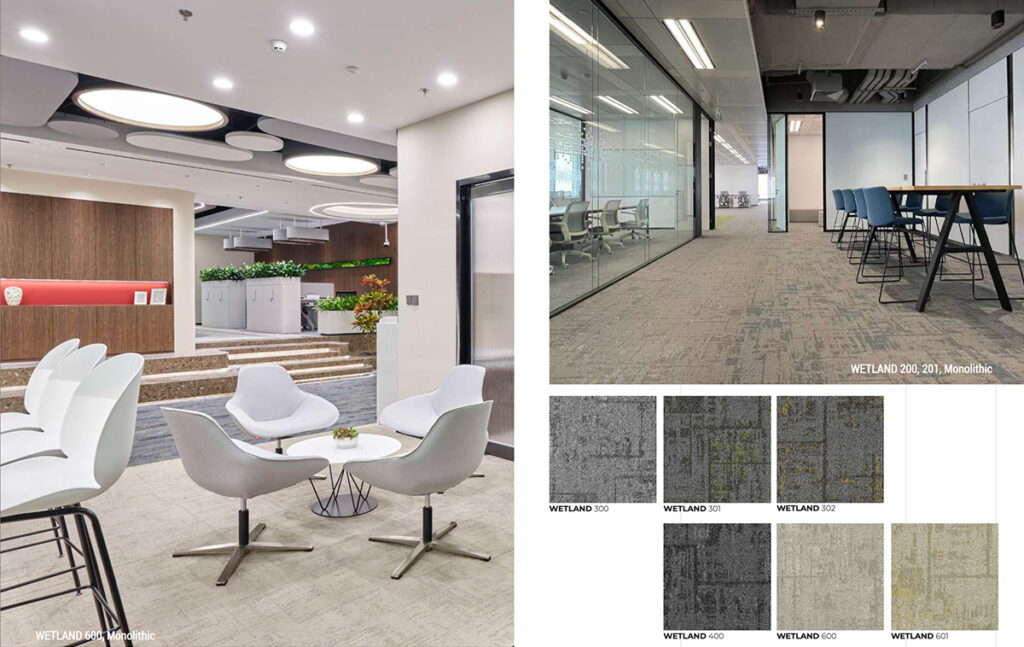 พรมสำนักงาน พรมออฟฟิศ พรมแผ่น ตกแต่งห้องทำงาน