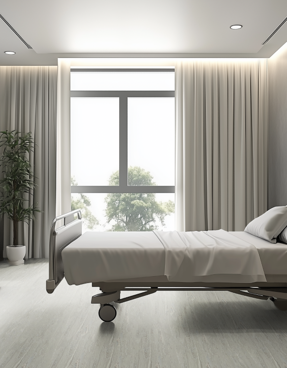 พื้นไวนิล กระเบื้องยาง โรงพยาบาล