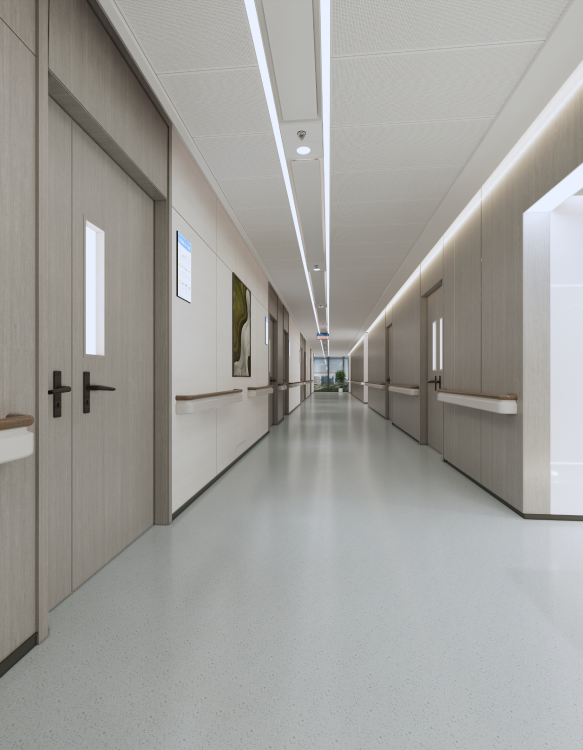 พื้นไวนิล กระเบื้องยาง โรงพยาบาล